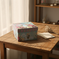 Sacs de fond en carton pour décoration de gâteau, petites boîtes rectangulaires fleur fraîche, carrées, grandes boîtes vides