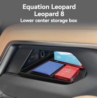 Pour Equation Leopard 8 Compartiment de contrôle central Boîte de rangement Pad TPE Boîte de rangement et d'organisation Modification intérieure