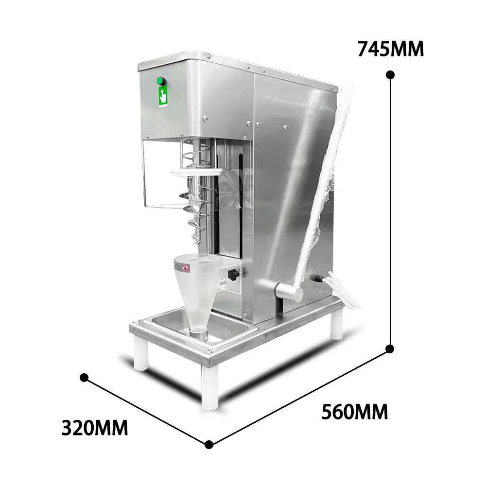 Swirl Drill Ice Cream Maker Frozen Yogurt Real Fruits Ice Cream Blender With Different Tastes In Stocks