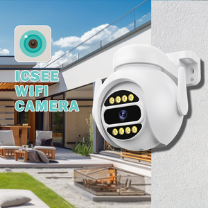 Icsee 3MP Wifi Wireless IP Network <span class=keywords><strong>Camera</strong></span> H.265 nén video chiếu sáng thấp với hình ảnh rõ ràng ánh sáng kép PTZ CCTV <span class=keywords><strong>Camera</strong></span> - Product Image 2