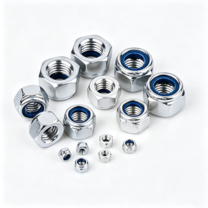 Écrou de blocage à insert nylon DIN985-87 de haute qualité, en acier au carbone, hexagonal, anti-desserrage, pour fixation industrielle, directement de l'usine - Product Image 4