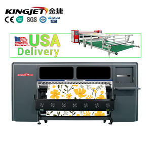 Kingjet Dye Thăng Hoa Máy In Máy Lớn Định Dạng Grando Dệt Áo Sơ Mi Thăng Hoa Đầu Máy In Kỹ Thuật Số Máy In Dệt - Product Image 1