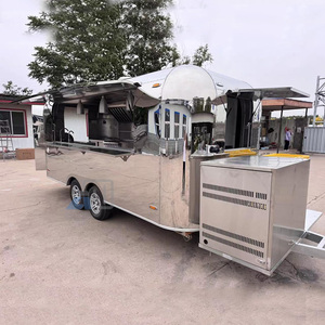 Food Truck Personalizzato in Acciaio Inox Stile Retrò con Generatore AC per Catering Mobile - Product Image 3