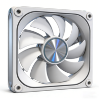 Ventilador de Caja ARGB de 120 mm, 4 Pines, PWM, Silencioso, Direccionable, para PC de Escritorio y Disipador de Calor de CPU, Modelo WGX-W120-02