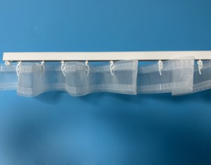 Rèm theo dõi Hợp kim nhôm Rèm đường sắt với sóng gấp - Product Image 2