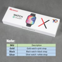 Reloj inteligente Watch10 Seri10 W10 X10 con 1GB de música Loacl memoria Rom 46 MM Gen10 décima generación W10 reloj inteligente