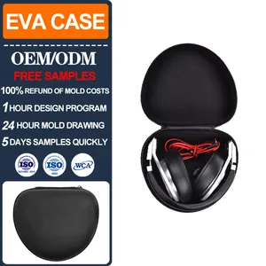 EVA耳机拉链盒防震定制耳机包装耳机旅行盒带携带
