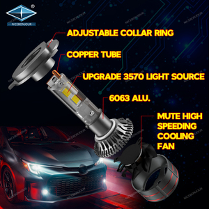 130W Super luminoso Auto luce LED H7 lampadina Scooter Auto sistemi di illuminazione H11 lente 9005 9006 Canbus H4 Led faro in alluminio nuovo