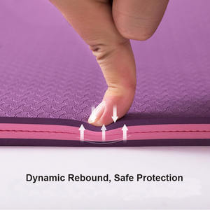 Tapis de <span class=keywords><strong>yoga</strong></span> personnalisés écologiques avec logo, tapis de <span class=keywords><strong>yoga</strong></span> de gym, tapis de <span class=keywords><strong>yoga</strong></span> antidérapant avec logo, sangle gratuite, échantillon gratuit, tapis de <span class=keywords><strong>yoga</strong></span> en TPE - Product Image 4