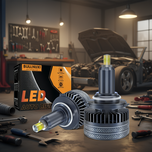 BULLNUXI 9005 HB3 Lampadine LED per fendinebbia 80W 6000K 25000lm 12V universali, confezione da 2 - Product Image 2