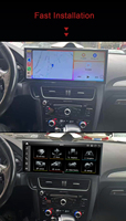 2025 15.8 "écran tactile Android 15 Qualcomm 680 8 Core 4GB 64GB DSP amplificateur Carplay GPS Navigation pour Audi Q5 Sq5 2009-2016