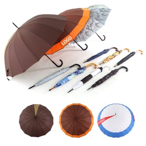 Promotional Large Eco Manual Metal Frame Straight <b>Umbrella</b> with Custom Printing and Logo - Product Image 5
