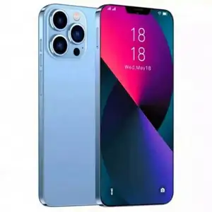 Ponsel Pintar 5G, Ponsel Pintar I13 Pro Max 6.7 Inci 12 + 512GB 13 + 32MP 10 Core Android SIM Ganda, Kamera Kecantikan