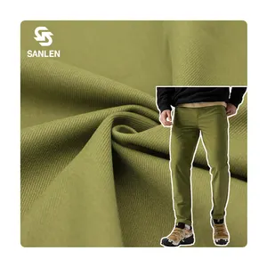 Heavy T400 280gsm Outdoor Pants Twill 100% Polyester Woven Fabric Thick Trousers For Cold Weather