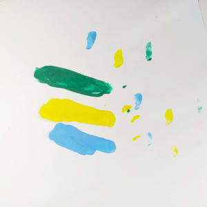 Nouvel arrivage de peinture à 6 <span class=keywords><strong>doigts</strong></span> pour enfants, de haute qualité, lavable, Non toxique et écologique, DIY bricolage, 2022 - Product Image 6