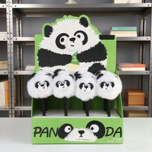 Nuevo Bolígrafo de Gel con Forma de Gato, Adorable, Moderno, Creativo, con Bola de Peluche, Tinta Negra a Base de Agua, Regalo de Papelería - Product Image 2