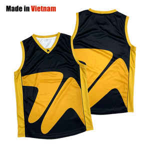 Débardeur de sport sans manches personnalisé en usine, séchage rapide, respirant, en maille, coupe oversize pour le fitness - Product Image 1