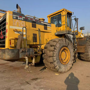 Chargeur d'occasion de bonne qualité Komatsu WA600-3 WA600-6 Chargeur hydraulique sur roues avec grande capacité et haute efficacité à prix avantageux - Product Image 1