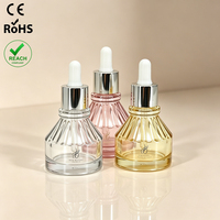 Botol Serum Pengencang Kosmetik Grosir Kualitas Premium 30ml 1oz, Botol Kaca Kosong untuk Emulsi, Minyak Rambut, Minyak Tubuh, Minyak Kutikula dengan Pipet