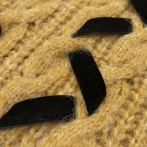 <span class=keywords><strong>Cardigan</strong></span> tricoté vintage YIYU pour femme, style décontracté rayé, en fil épais, pull polyvalent à porter en extérieur – Prix usine - Product Image 6