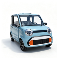 Quadricycle hybride rechargeable pour adultes avec climatisation, 2 portes, voiture électrique de taille moyenne, usage familial, moteur 3000W, autonomie 100 km, certifié CEE