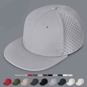 Gorra de Béisbol de Sarga de Algodón de 6 Paneles Sin Estructura con Cierre Ajustable y Orificio - Product Image 2
