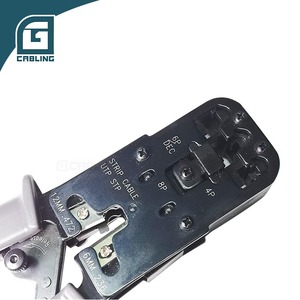 Gcabling - El Mejor Kit de Herramientas de Prensado RJ45 con Probador de Cables LAN, para Redes RJ12, RJ11, 4P, 8P, 6P, Pin <span class=keywords><strong>Cat</strong></span> <span class=keywords><strong>6</strong></span> - Product Image 3