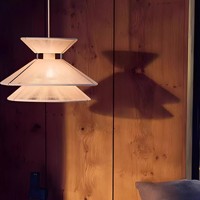 Lampe de table et suspension de design italien nordique Wabi-sabi inspiré du fil de soie pour décor de salle d'exposition de restaurant japonais