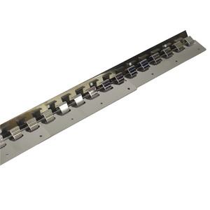 Riel de cortina de <span class=keywords><strong>PVC</strong></span> de acero inoxidable, Riel de suspensión 201/304, accesorios de sistema colgante - Product Image 2