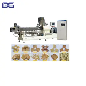 Automatic High Performance Food Twin Screw Extruder Soya Meat Analogues machine soya extruder machine