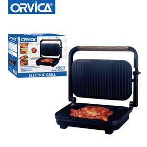 <b>Electric</b> <b>Grills</b> for Household with Nonstick Plates Press Portable Indoor No Oil <b>Grills</b> - Product Image 2