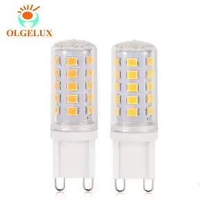 High Quality G9 4W 120V Strobo-Free LED Bulb High Brightness 400lm Ceramic+PC Mini Corn from China Factory Hot Selling"