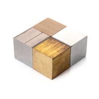 Ensemble de cubes de densité en alliage solide, anti-rouille, surface lisse, pour le calcul de la densité spécifique, efficace en termes de coût, pour l'éducation à domicile et les projets STEM