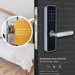 Serrure de porte intelligente numérique <span class=keywords><strong>Orbita</strong></span>, très vendue, pour porte extérieure, maison, Airbnb, appartement, serrure intelligente avec fonction de contrôle à distance par application - Product Image 2