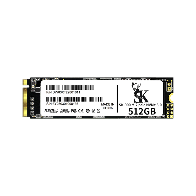 SK 900 M.2 SSD 128GB 256GB 512GB PCIe Gen 3x4 NVMe 8MB Cache 3500 MB/s Read Speed Internal 2.5" for Desktop