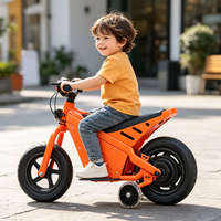 Moto électrique pour enfants certifiée CE, batterie lithium 24V, avec protection de chaîne de sécurité, pour des aventures amusantes dans le jardin