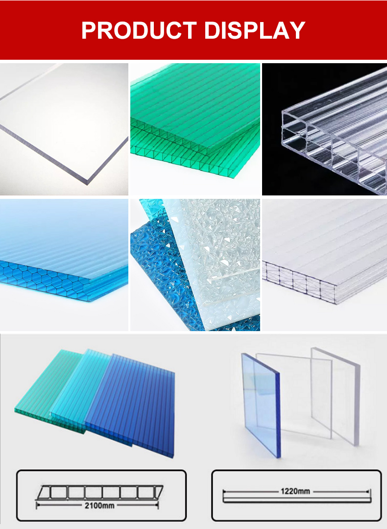 Polycarbonate sheet low price polycarbon supplier transparent clear awnings pc sheet Policarbonato solid sheet