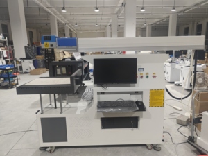 Laser dây đánh dấu Denim Jeans/Gỗ <span class=keywords><strong>CO2</strong></span> Laser đánh dấu Máy khắc - Product Image 3