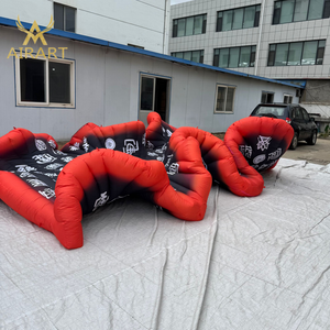 कारखाने प्रत्यक्ष कस्टम inflatable 6 मीटर लंबा समुद्री फ्लैटवर्म बेस समुद्र तल का गुब्बारे - Product Image 4