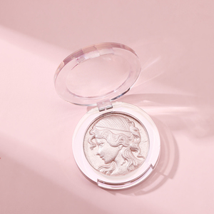 Lujoso lindo brillo vegano maquillaje facial <span class=keywords><strong>Iluminador</strong></span> sin logotipo paleta de resaltador único - Product Image 1