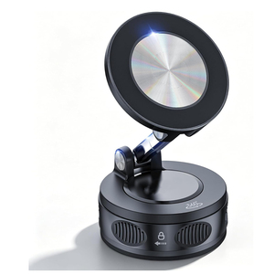 Soporte Magnético para Teléfono con Ventosa de Vacío, Plegable, 360° °   Soporte giratorio para teléfono para tablero, parabrisas, escritorio, espejo, superficies lisas - Product Image 1
