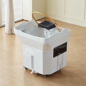 <span class=keywords><strong>Bac</strong></span> à shampoing mobile pour salon de beauté, sans plomberie, avec réservoir d'eau, amovible et portable, pour spa capillaire, disponible depuis l'entrepôt UE - Product Image 2