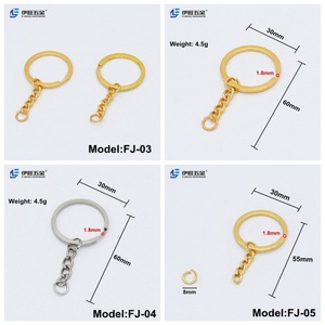 Porte-clés rond plat en métal personnalisé 2023 pour porte-clés - Product Image 4