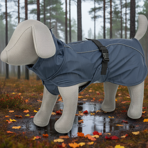 Impermeable para Perros Be Nordic Husum, Talla L 55 cm, Azul, Ropa Impermeable para Mascotas - Product Image 3