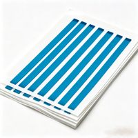 Ruban adhésif bleu à pointe plate blanche antichoc pour la fixation de la batterie et du couvercle de caméra de sécurité