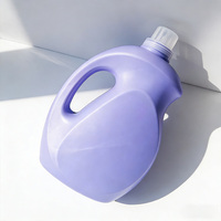 Bouteille en plastique vide de 2L, 3L, 5L pour liquide de nettoyage, détergent à lessive