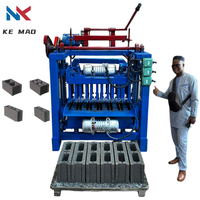 La machine à fabriquer des briques en béton automatisée KX4-35 la plus vendue à l'exportation
