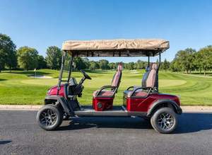 Carrito de Golf Eléctrico de 4 Plazas, Carrito de Caza, Buggy de Golf, Carrito de Golf con Batería para Caminos Privados - Product Image 5