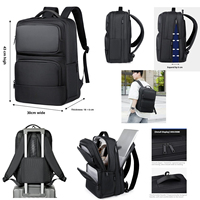 Sac à dos pour ordinateur portable au design ergonomique, sac à dos d'affaires robuste pour les voyages d'affaires et les activités de plein air