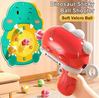 Jeux de tir sportifs en plein air pour enfants Beijingqi, jouets pistolets dinosaures en plastique, tir à l'eau, cible à balles collantes, cible à fléchettes